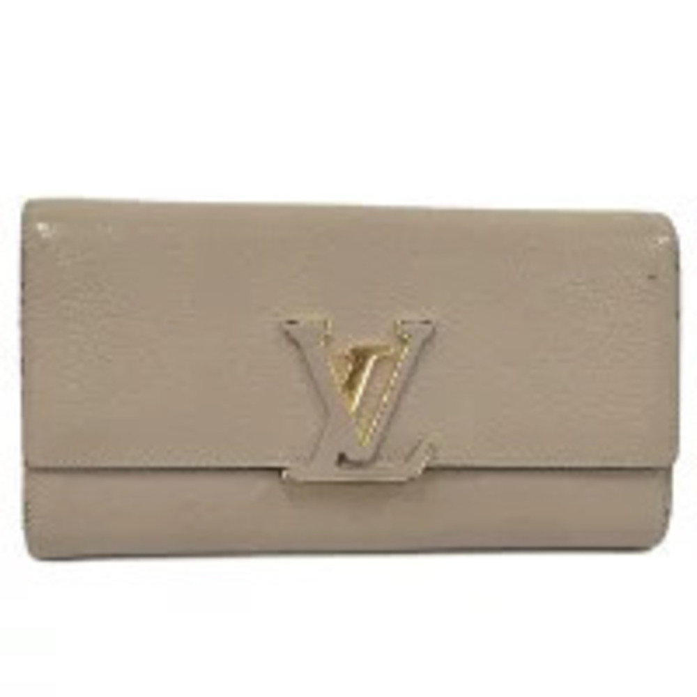 LOUIS VUITTON Portefeuille Capucines Long Wallet Taurillon Leather
